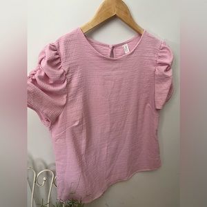 Pale pink Westmoon top Sz L
